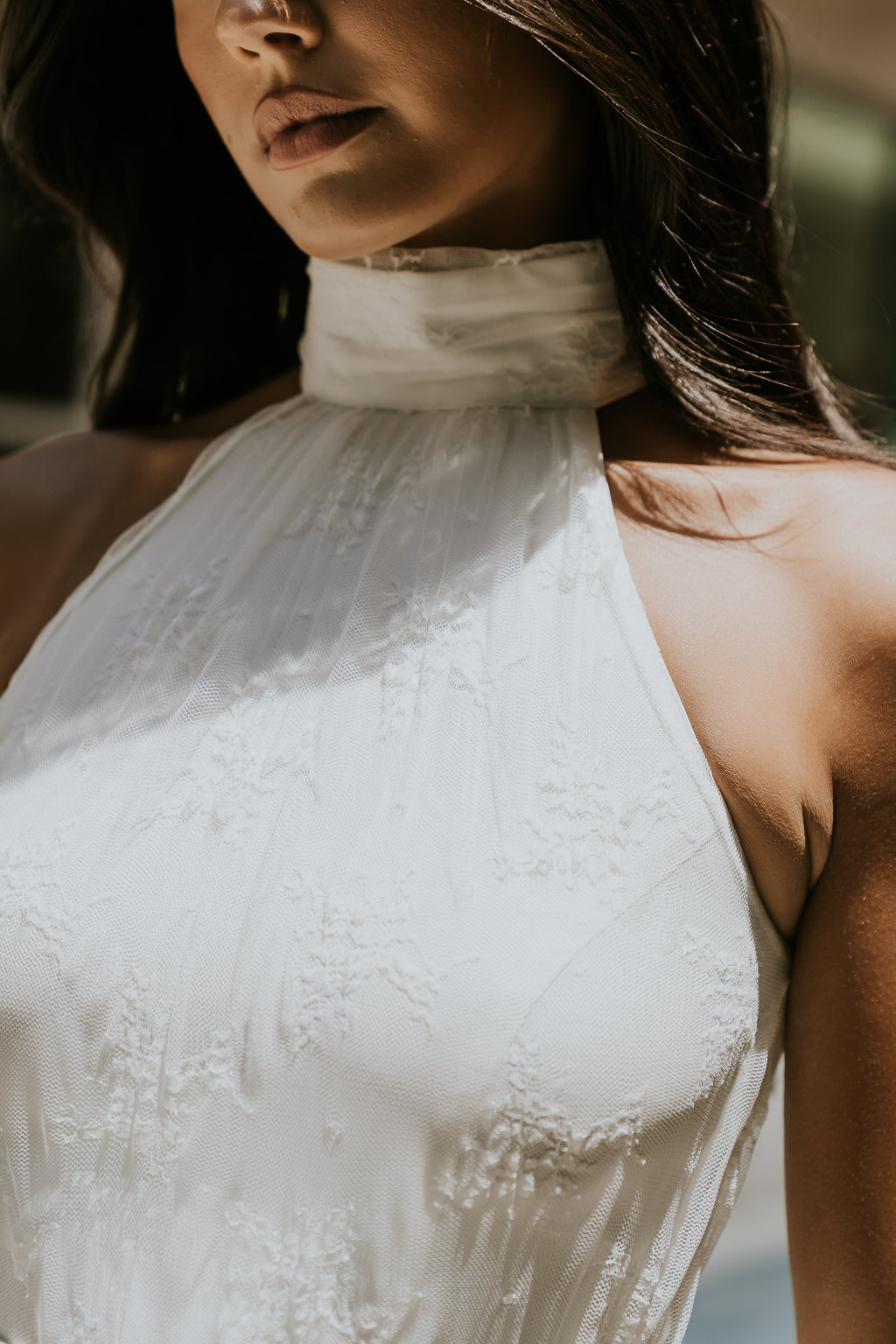 Stacy Lace Tiered Maxi Dress