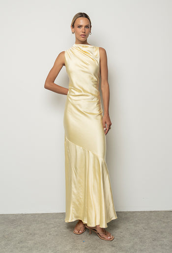 Lark Satin Maxi Dress