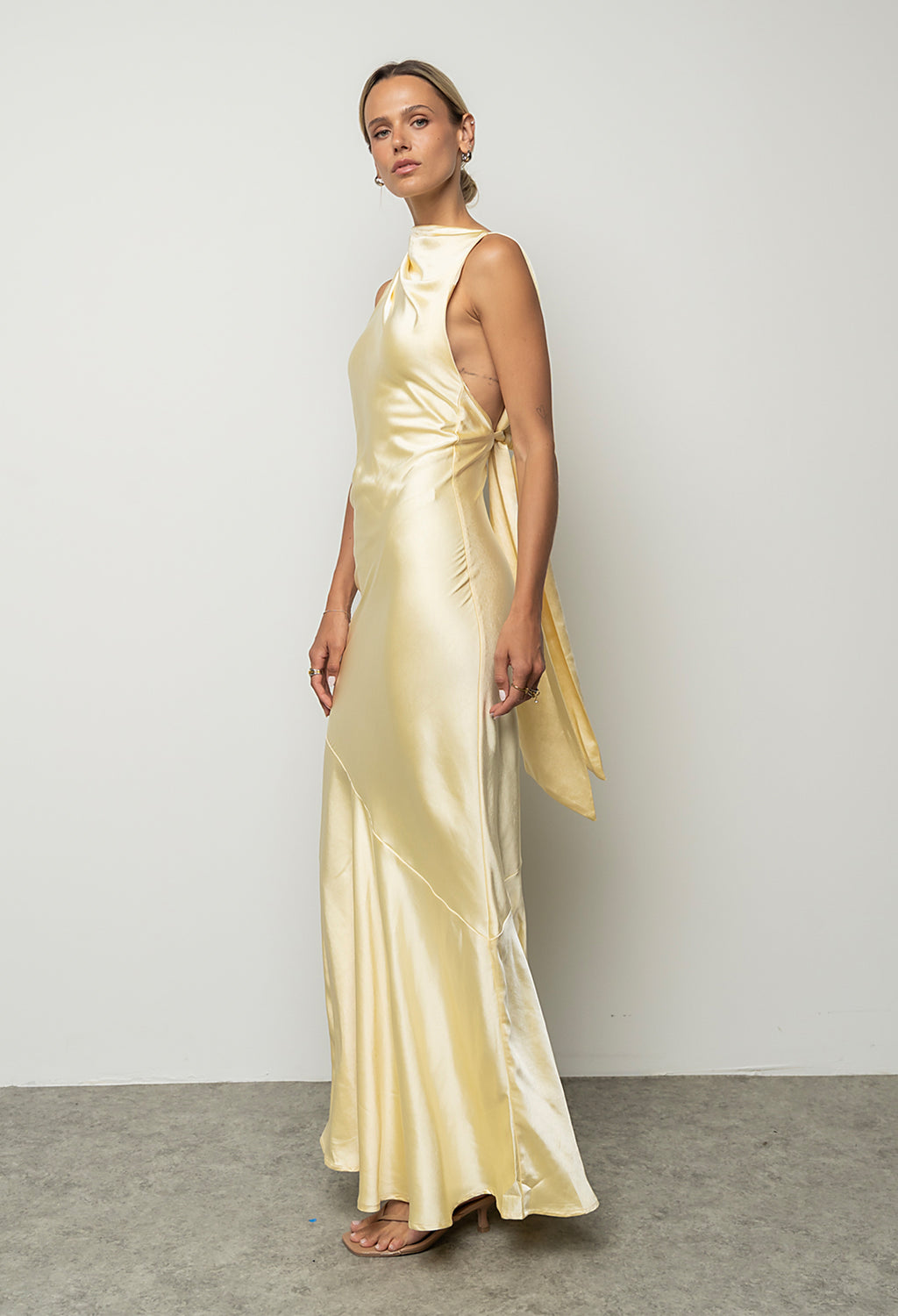 Lark Satin Maxi Dress