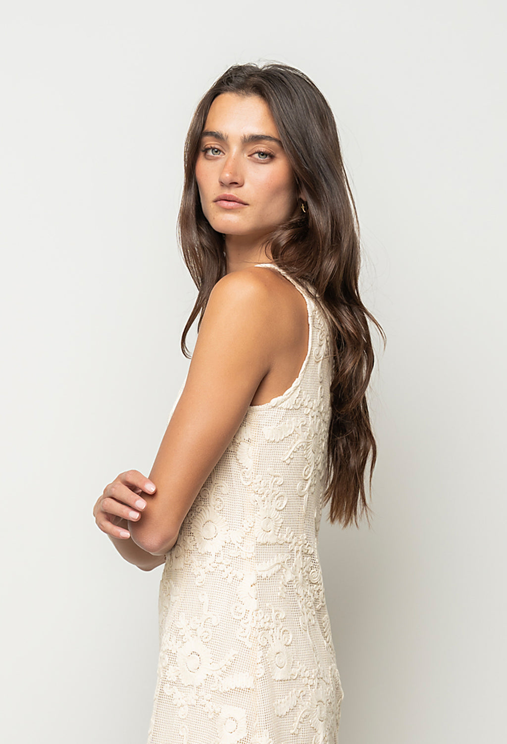 Kyla Lace Tank Dress