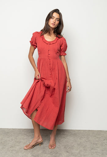 Demi Maxi Dress in Rose