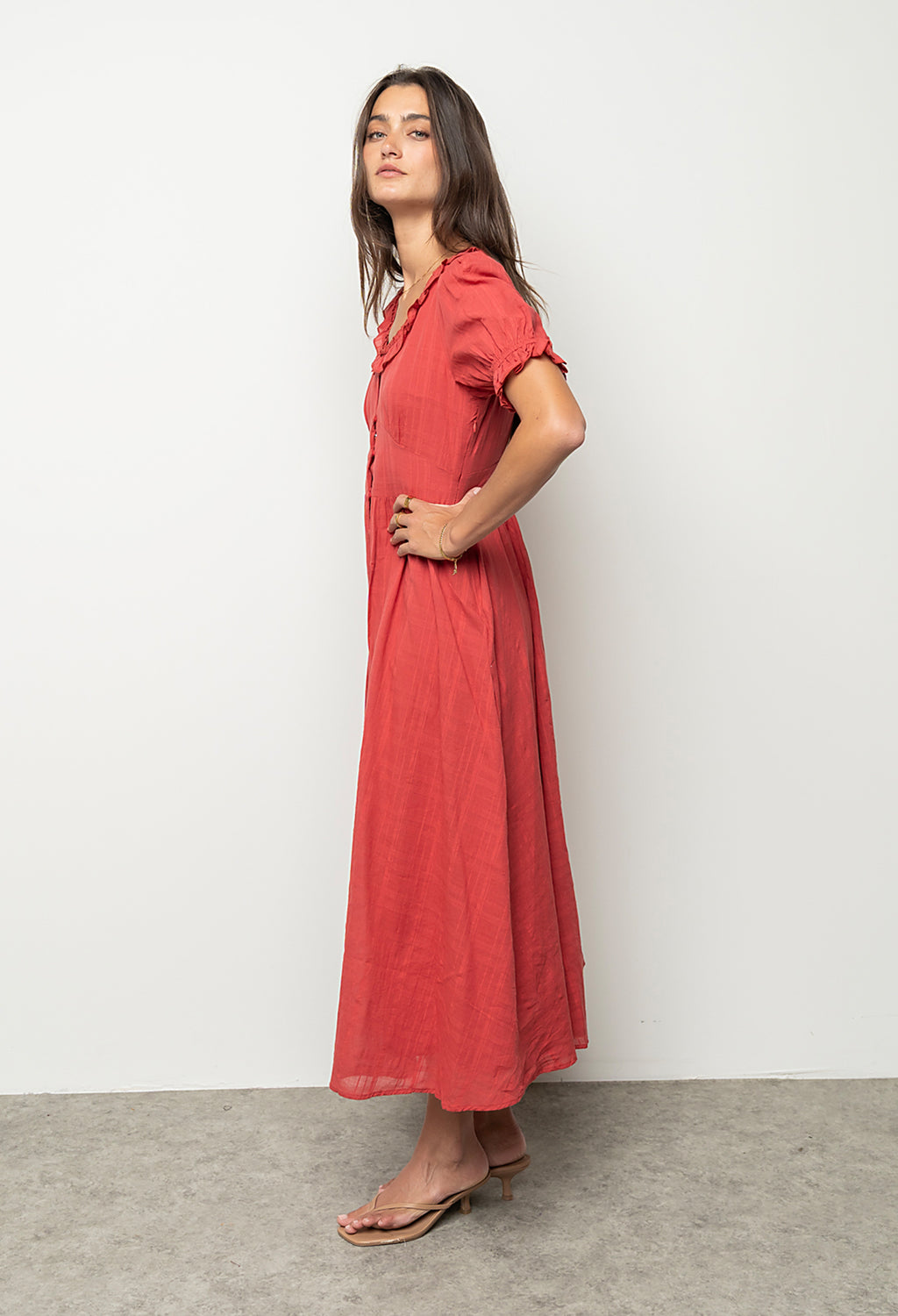 Demi Maxi Dress in Rose