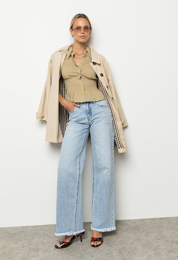 Wrenlee Wide Leg Jeans