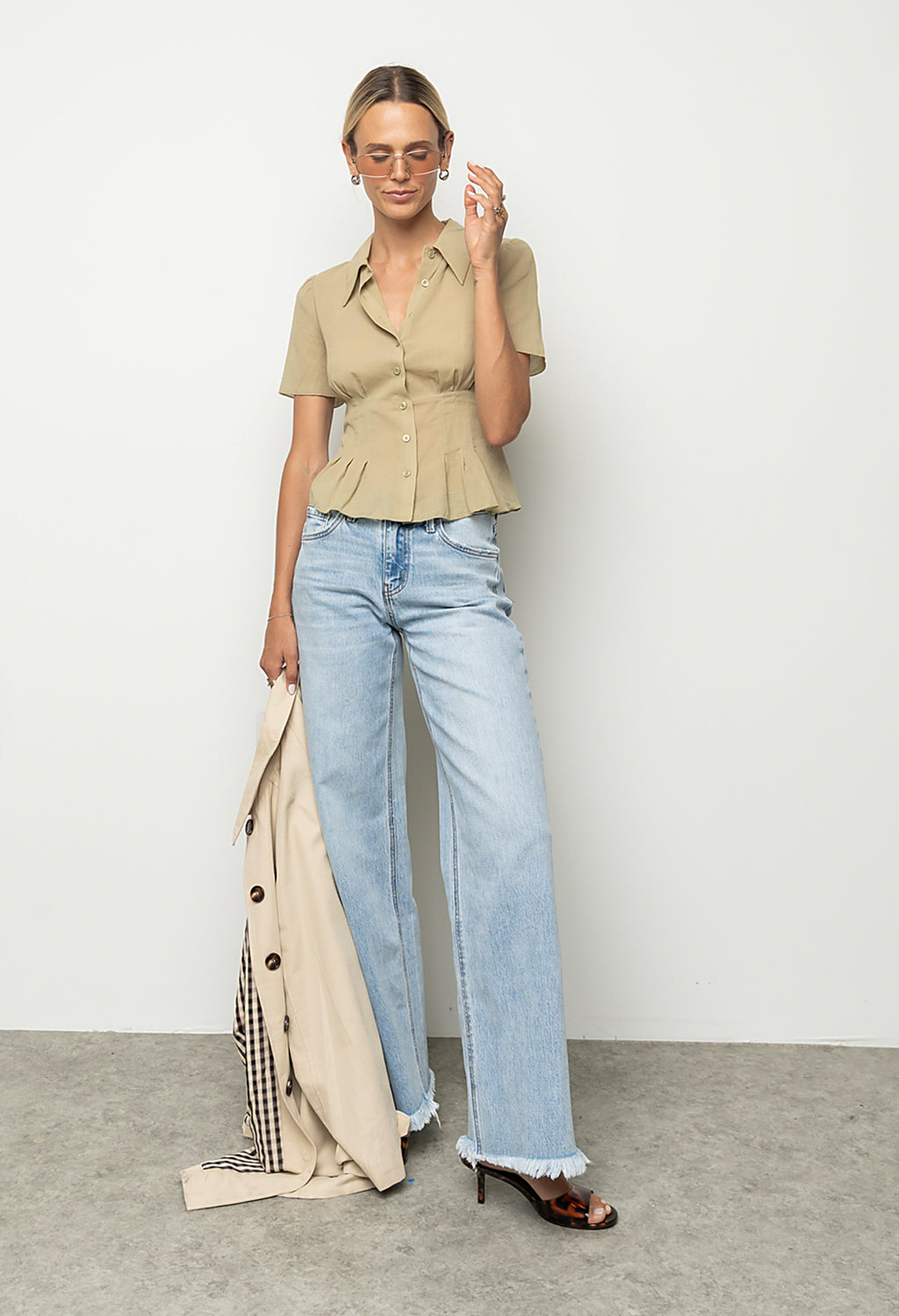 Wrenlee Wide Leg Jeans