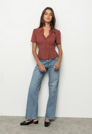 Marshall Straight Leg Jeans in Medium Wash