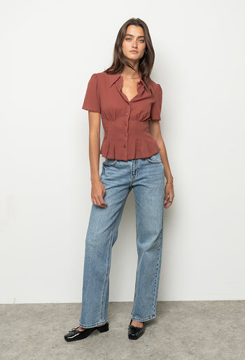 Marshall Straight Leg Jeans in Medium Wash