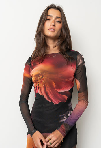 Mila Floral Maxi Dress
