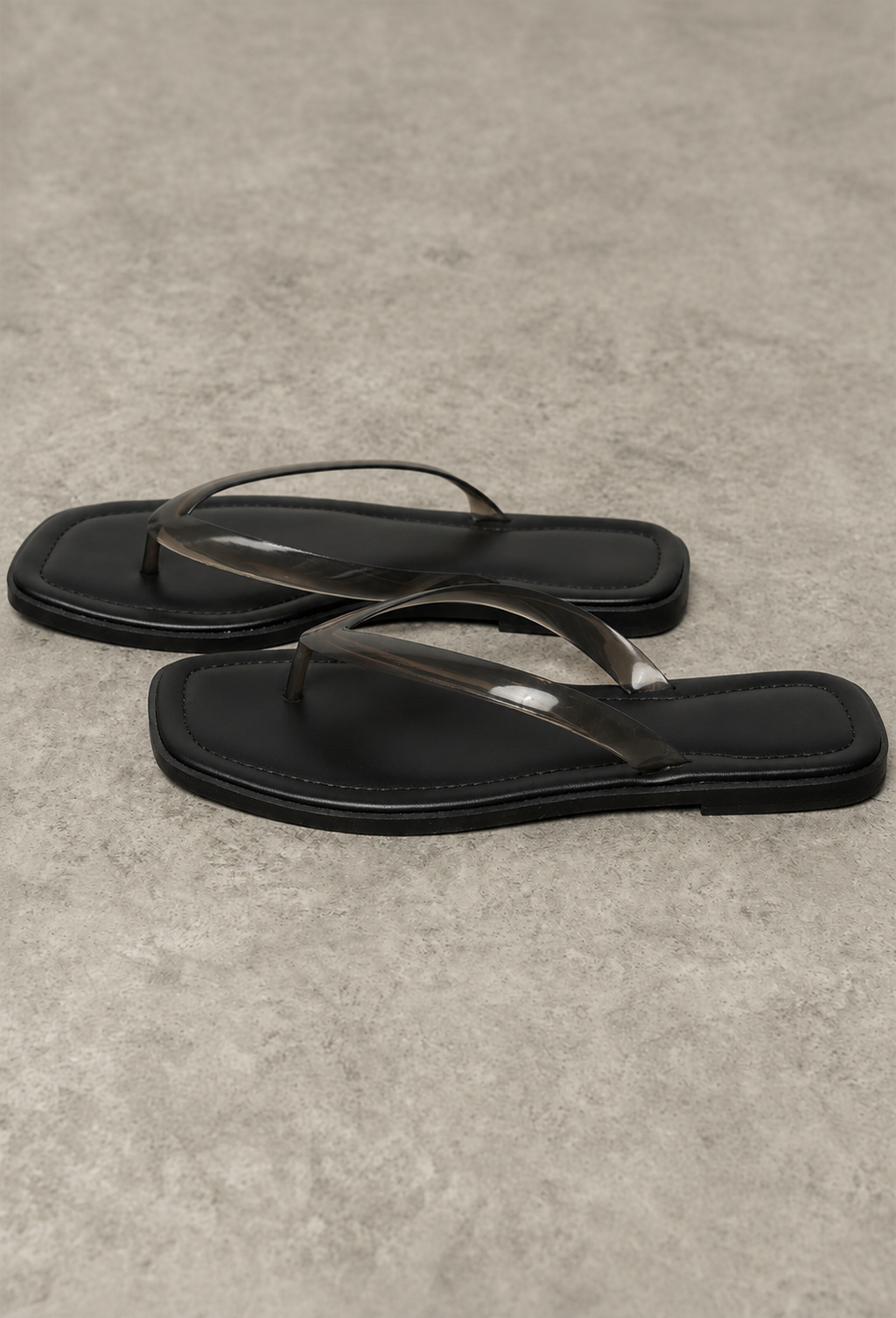 Trixie Jelly Sandal in Black
