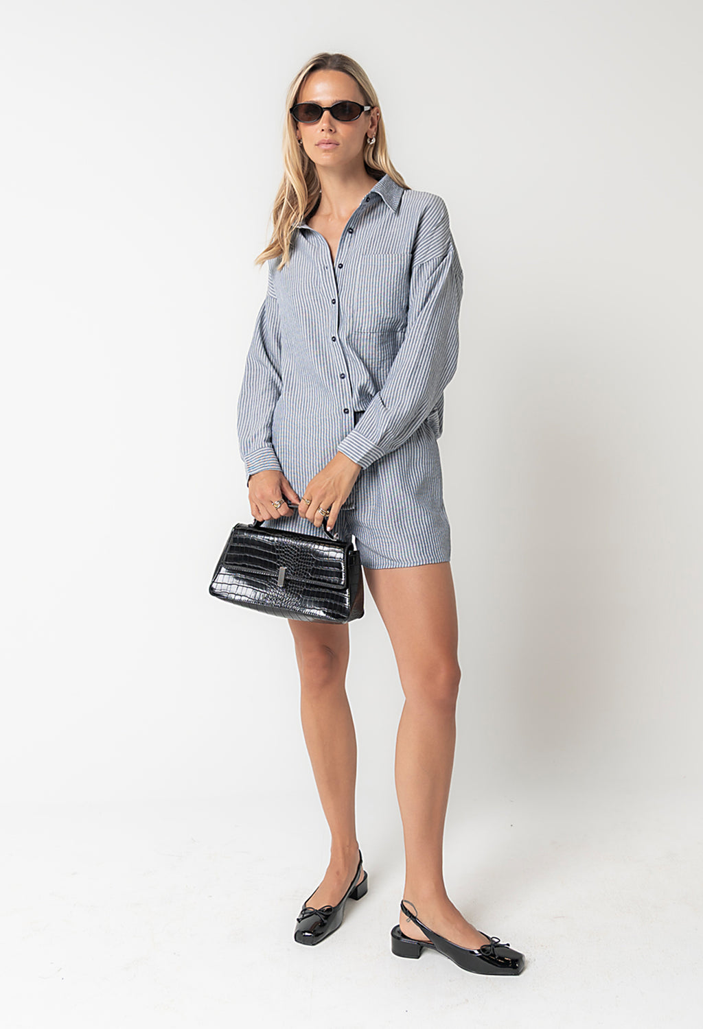 Annabelle Striped Button Up