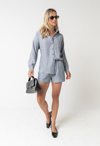 Annabelle Striped Button Up