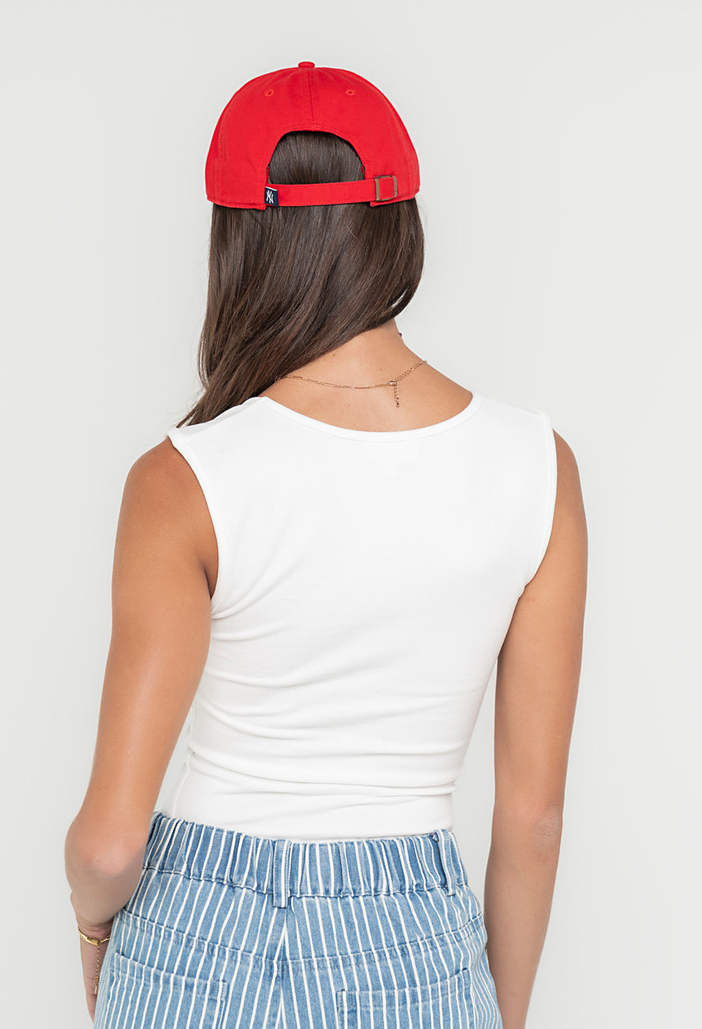 New York Yankees Baseball Cap in Red
