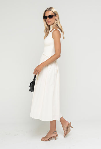Ciel Maxi Dress in Ivory
