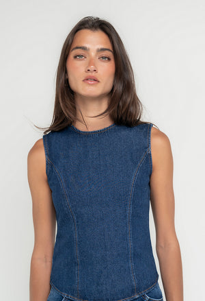 Ailani Denim Top