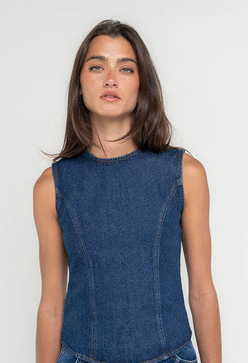Ailani Denim Top