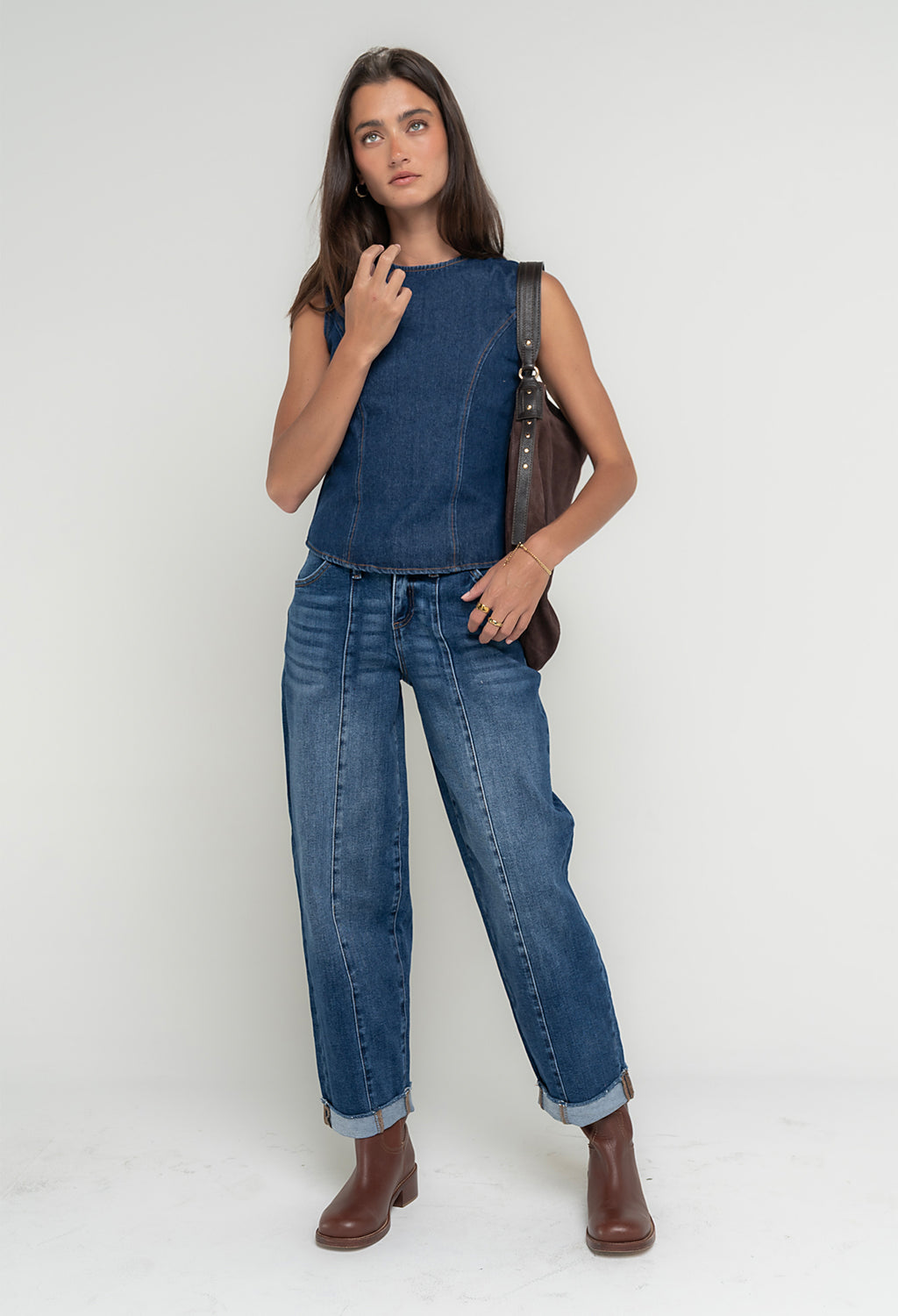 Ailani Denim Top