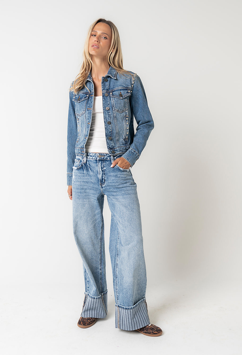 Majorca Studded Denim Jacket