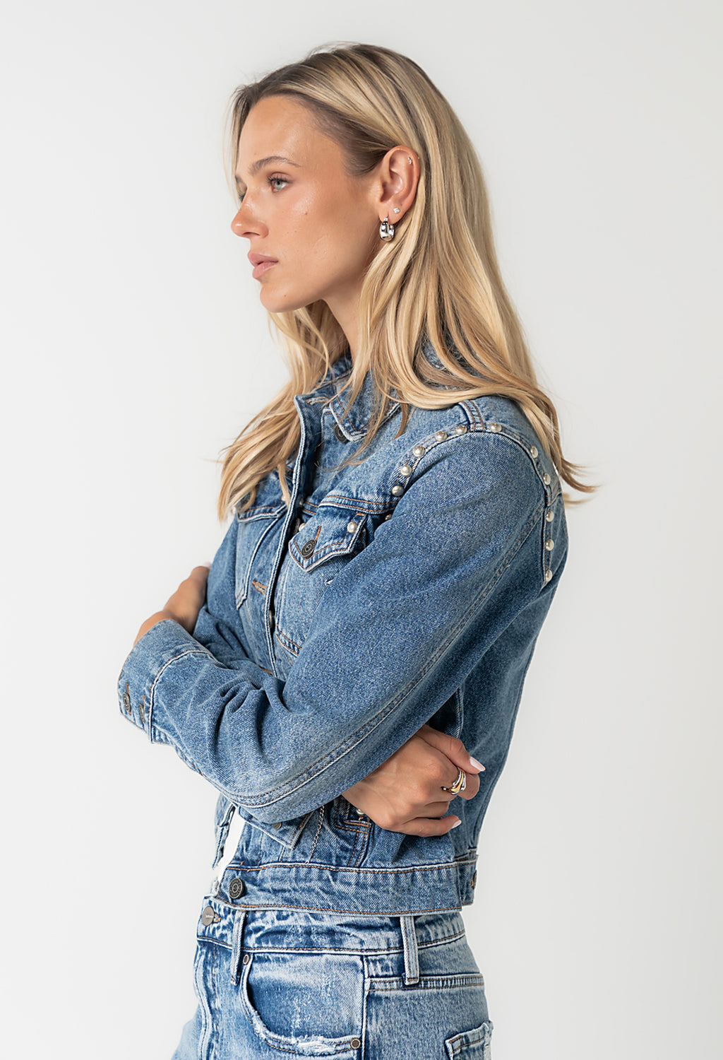 Majorca Studded Denim Jacket