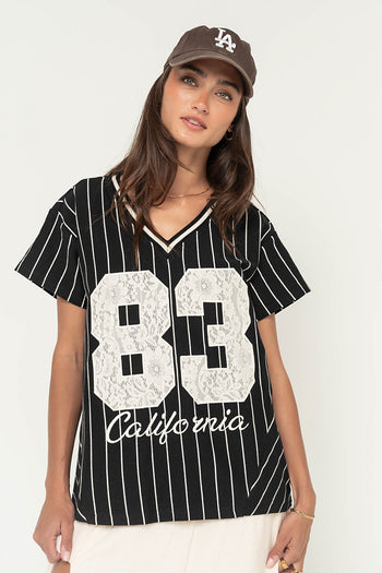 Wren Striped Jersey Top