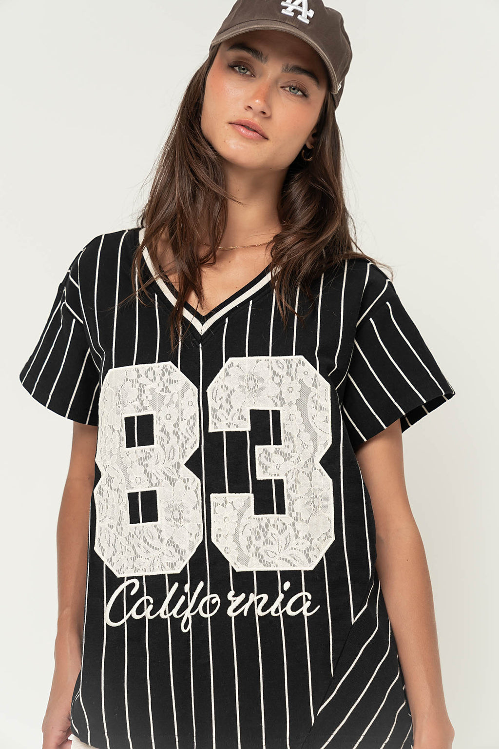 Wren Striped Jersey Top
