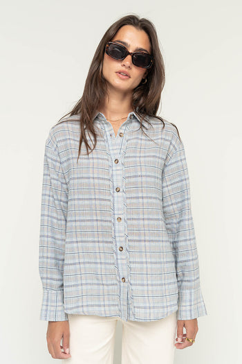 Jodie Plaid Button Up