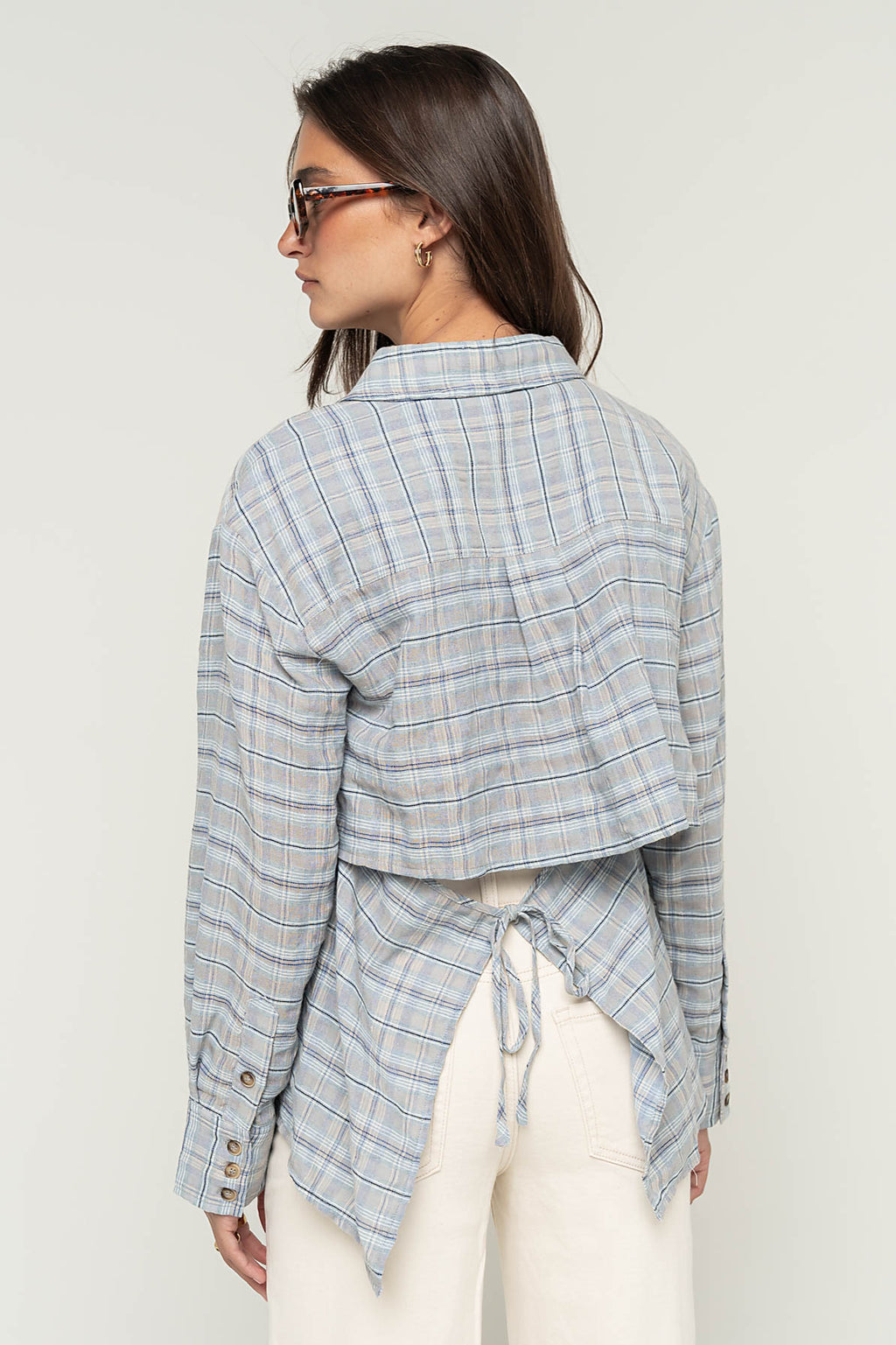 Jodie Plaid Button Up
