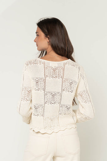 Corinne Crochet Cardigan
