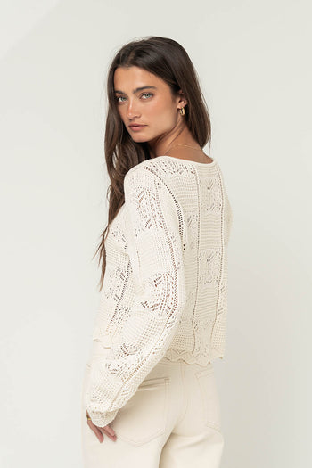 Corinne Crochet Cardigan