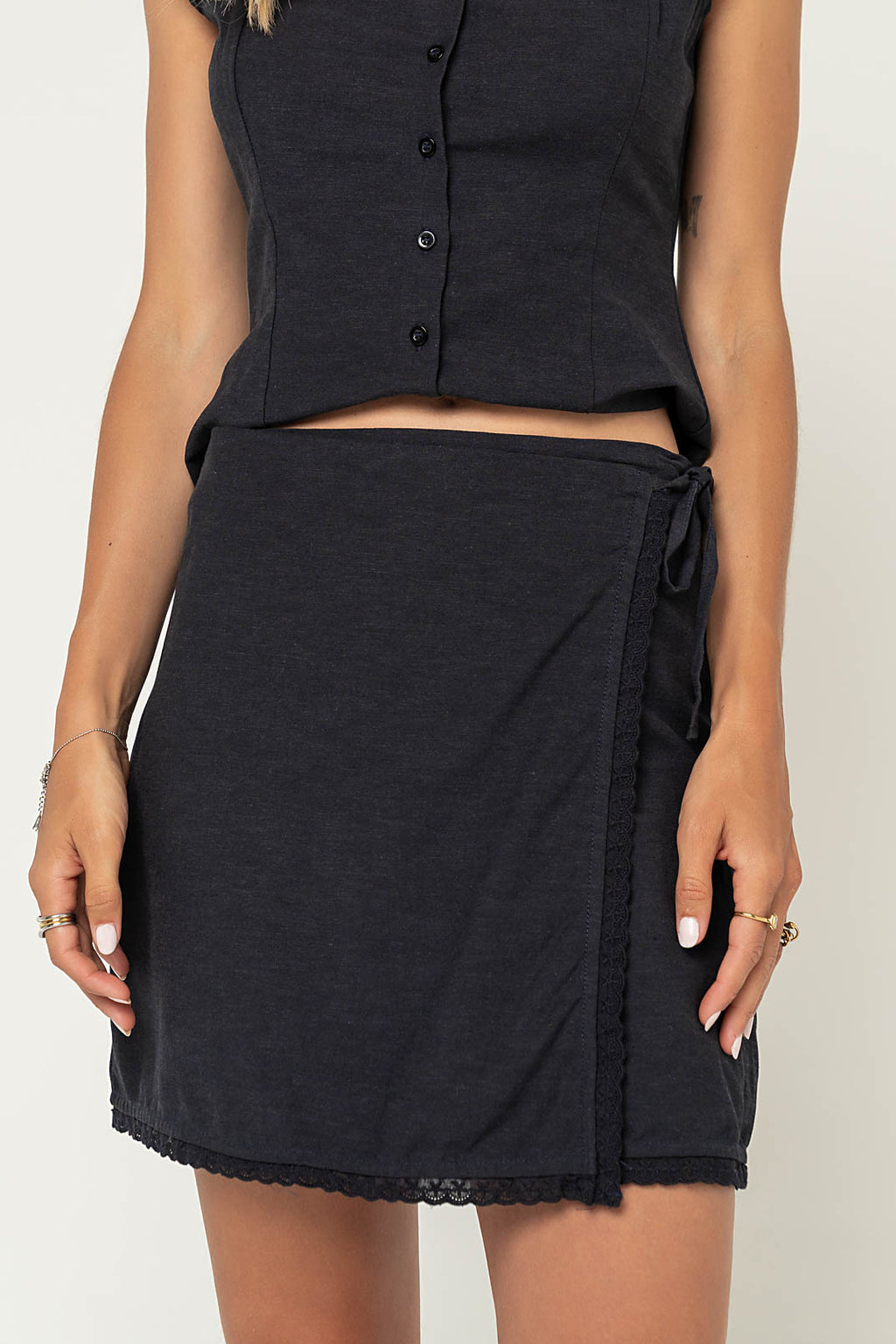 Remi Wrap Mini Skirt