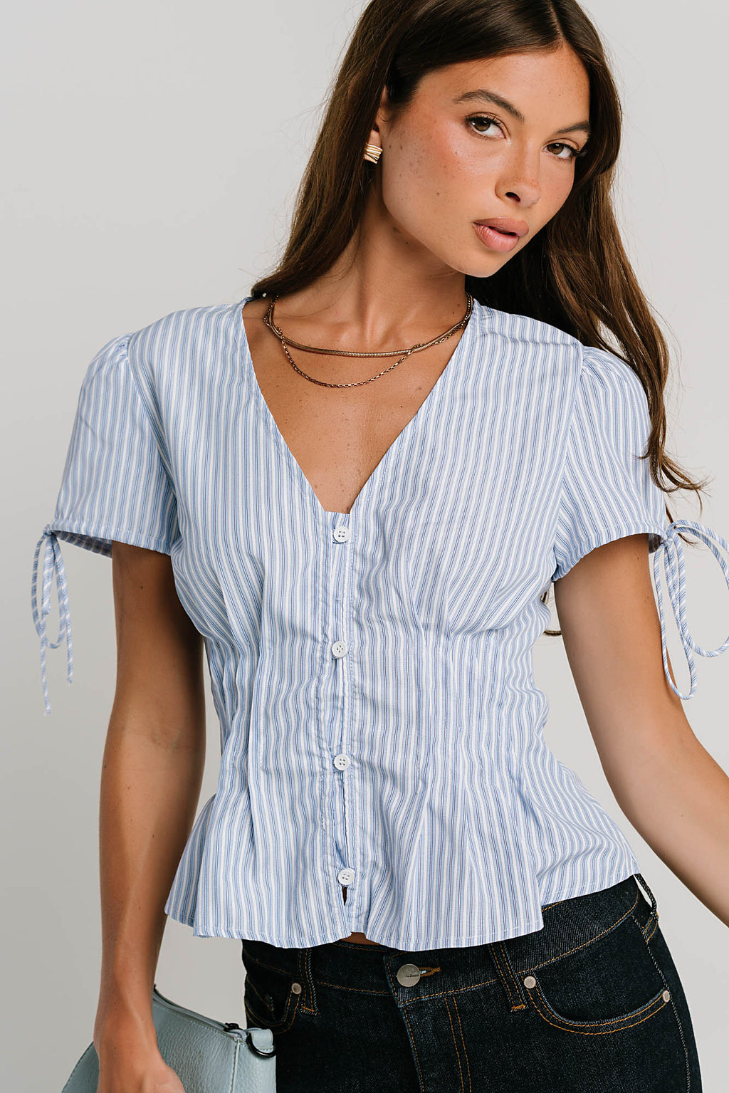 Julie Striped Blouse