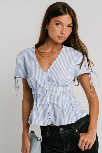 Julie Striped Blouse