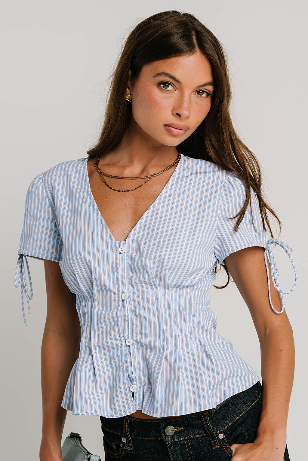 Julie Striped Blouse