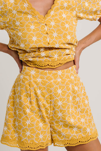 Isabel Embroidered Shorts
