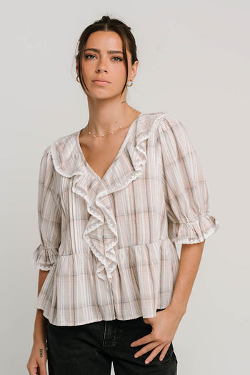 Ronnie Plaid Blouse