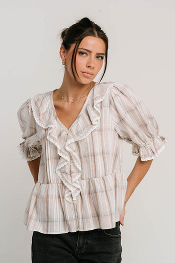 Ronnie Plaid Blouse