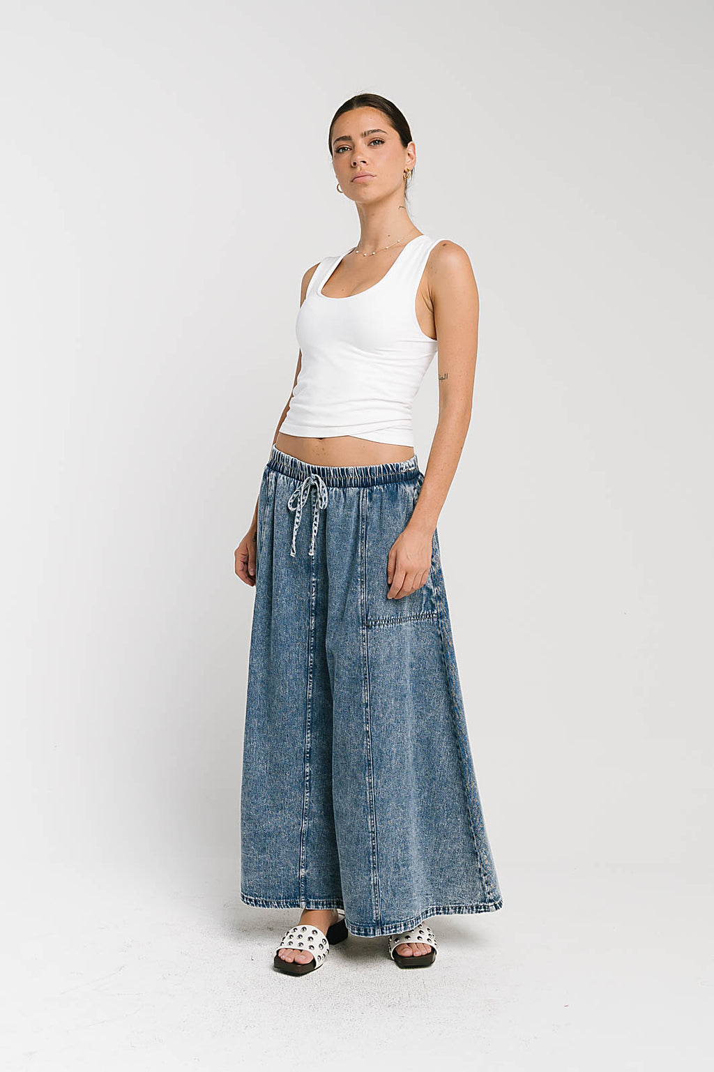 Khloe Denim Maxi Skirt
