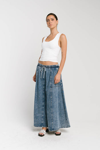 Khloe Denim Maxi Skirt