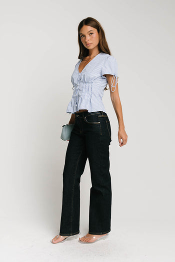 Julie Striped Blouse
