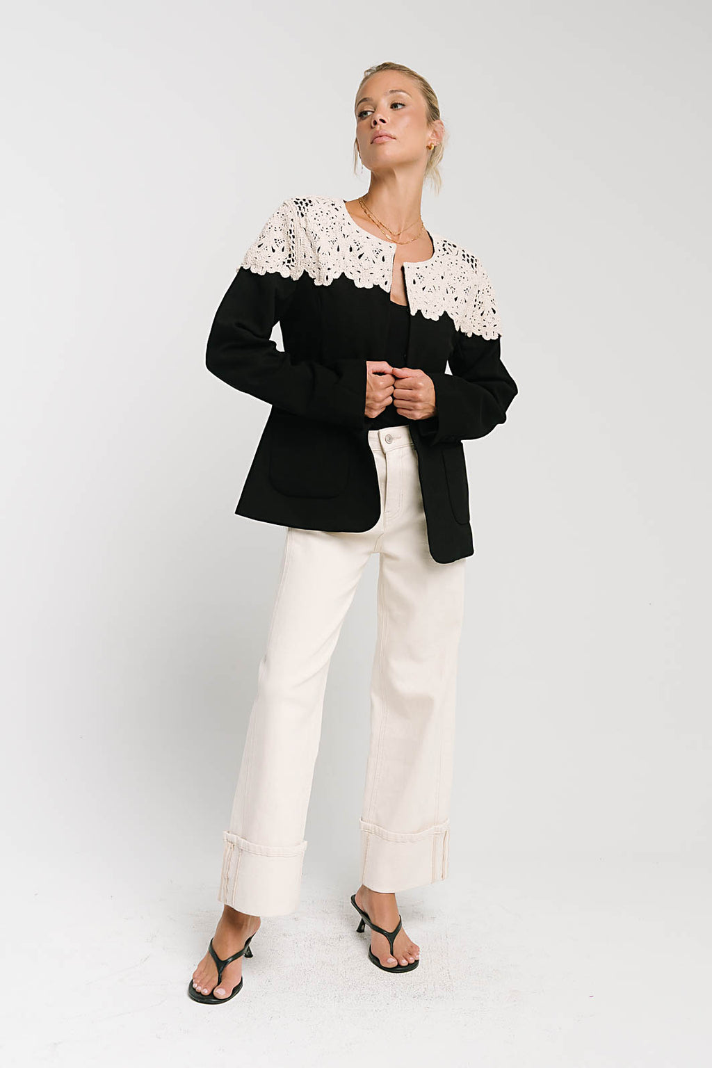 Louis Crochet Blazer