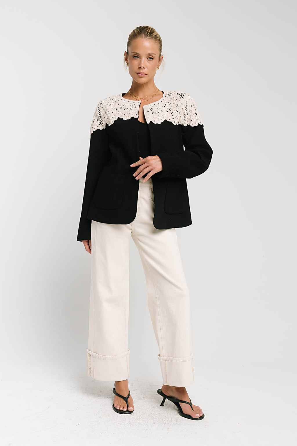 Louis Crochet Blazer