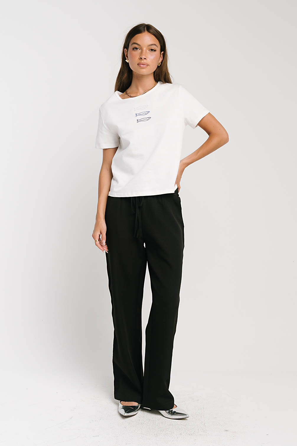 Jazzy Baggy Pants in Black