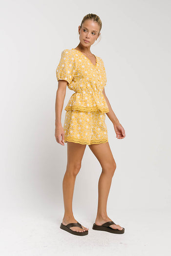 Isabel Embroidered Shorts