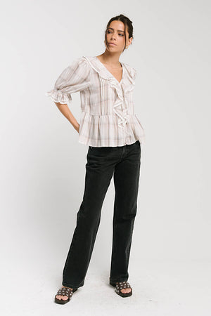 Ronnie Plaid Blouse