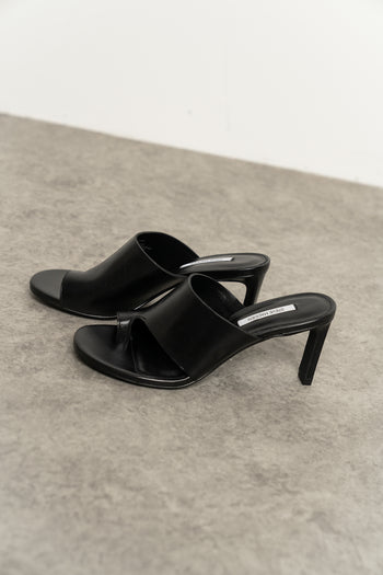Steve Madden Valentin Leather Heels in Black