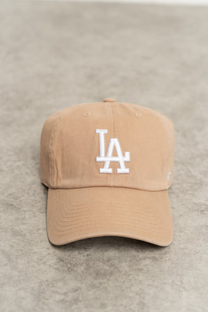 Los Angeles Dodgers Baseball Cap in Khaki