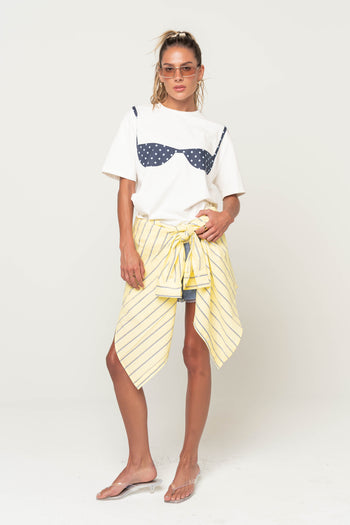 Karla Graphic Tee in Midnight