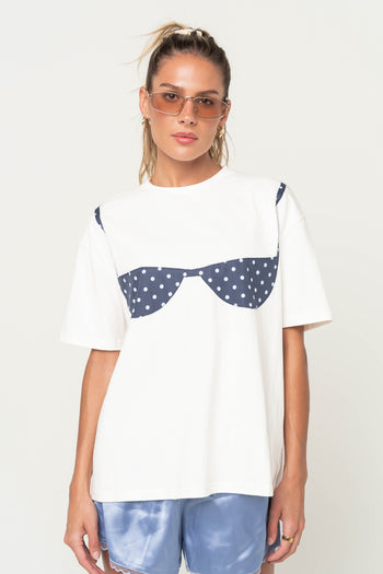 Karla Graphic Tee in Midnight