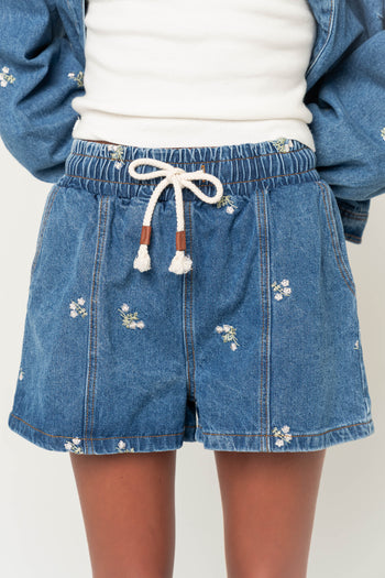 Rachel Embroidered Shorts