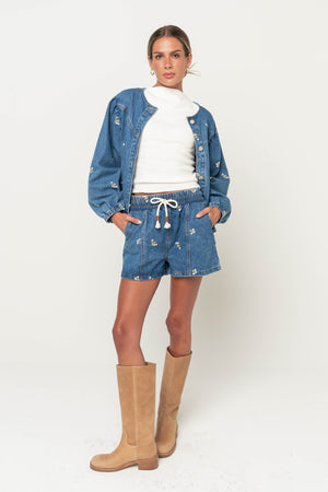 Rachel Embroidered Shorts