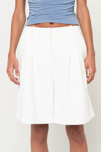 Rianna Bermuda Shorts in White
