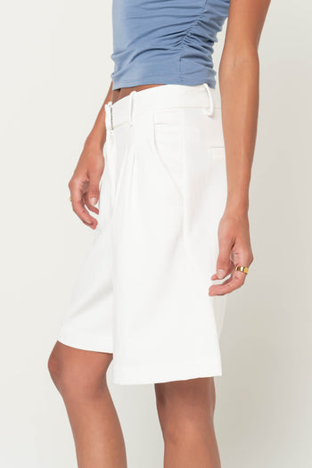 Rianna Bermuda Shorts in White